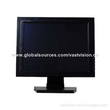 CCTV LCD Monitor with 1,024 x 768 Pixels Resolution, 15, 17, 19-inch Available